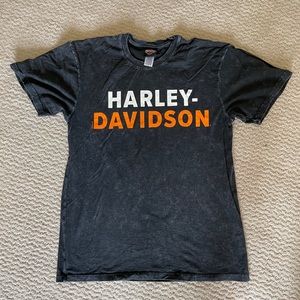 RARE Men’s Warr’s London Europe Harley Davidson Short Sleeve T Shirt Size Medium